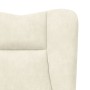 Sillón Relaxante de Velvet Crema | Foro24.es | Tu tienda online para hogar, jardín y más Foro24.es