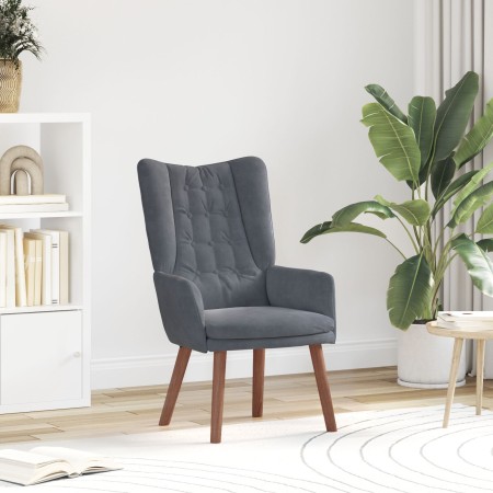 Sillón Relax Gris Oscuro Terciopelo | Foro24.es | Tu tienda online para hogar, jardín y más Foro24.es