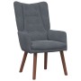 Sillón Relax Gris Oscuro Terciopelo