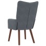 Sillón Relax Gris Oscuro Terciopelo
