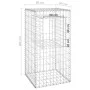 Cesta poste de gaviones de hierro 50x50x100 cm by vidaXL, fence posts - Ref: Foro24-151268, Price: 46,49 €, Discount: %