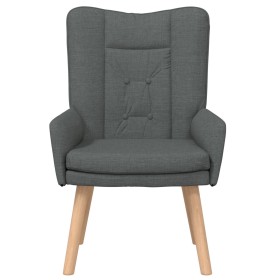 Sillón Relaxante de Tela Gris Oscuro