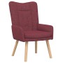 Sillón Relajante VidaXL de Tela color Rojo Vino | Foro24.es | Tu tienda online para hogar, jardín y más Foro24.es