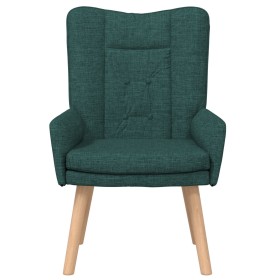 Sillón Relax de en Tela Verde Oscuro