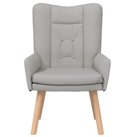 Sillón Relajante en Tela Gris Nube