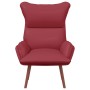 Sillón relajante  de cuero sintético color vino | Foro24.es | Tu tienda online para hogar, jardín y más Foro24.es
