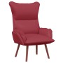 Sillón relajante  de cuero sintético color vino | Foro24.es | Tu tienda online para hogar, jardín y más Foro24.es