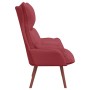 Sillón relajante  de cuero sintético color vino | Foro24.es | Tu tienda online para hogar, jardín y más Foro24.es