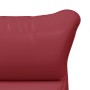 Sillón relajante  de cuero sintético color vino | Foro24.es | Tu tienda online para hogar, jardín y más Foro24.es