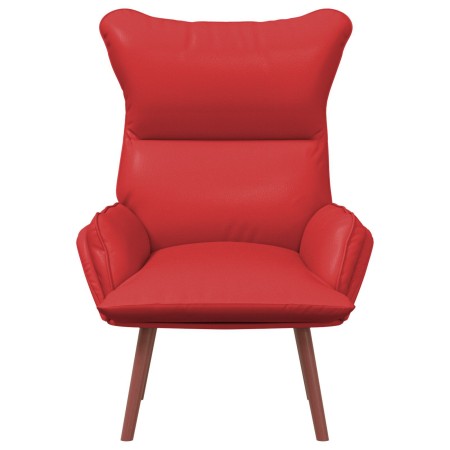 Sillón Relaxante  Rojo de Cuero Sintético | Foro24.es | Tu tienda online para hogar, jardín y más Foro24.es