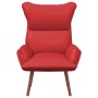 Sillón Relaxante  Rojo de Cuero Sintético | Foro24.es | Tu tienda online para hogar, jardín y más Foro24.es