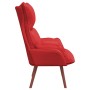 Sillón Relaxante  Rojo de Cuero Sintético | Foro24.es | Tu tienda online para hogar, jardín y más Foro24.es