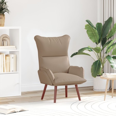 Sillón relajante de cuero sintético color cappuccino | Foro24.es | Tu tienda online para hogar, jardín y más Foro24.es