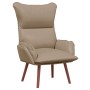 Sillón relajante de cuero sintético color cappuccino | Foro24.es | Tu tienda online para hogar, jardín y más Foro24.es