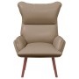 Sillón relajante de cuero sintético color cappuccino | Foro24.es | Tu tienda online para hogar, jardín y más Foro24.es