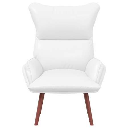 Sillón relajante de cuero sintético blanco by , Armchairs - Ref: Foro24-42001864, Price: 120,64 €, Discount: %