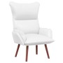Sillón relajante de cuero sintético blanco by , Armchairs - Ref: Foro24-42001864, Price: 120,64 €, Discount: %