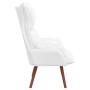 Sillón relajante de cuero sintético blanco by , Armchairs - Ref: Foro24-42001864, Price: 120,64 €, Discount: %