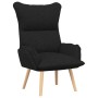 Sillón relajante en tela negra de , Sillones - Ref: Foro24-42001867, Precio: 109,59 €