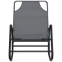 Rocking lounger 2 units in steel and gray textilene by vidaXL, Loungers - Ref: Foro24-318141, Price: 104,75 €, Discount: %