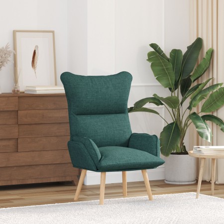 Sillón Relajante  de Tela Verde Oscuro | Foro24.es | Tu tienda online para hogar, jardín y más Foro24.es