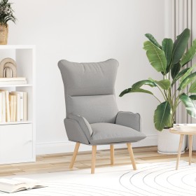 Sillón Relajante en Tela Gris Nube