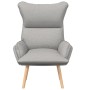 Sillón Relajante en Tela Gris Nube de , Sillones - Ref: Foro24-42001873, Precio: 109,59 €
