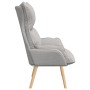 Sillón Relajante en Tela Gris Nube de , Sillones - Ref: Foro24-42001873, Precio: 109,59 €