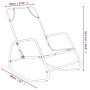 Rocking lounger 2 units in steel and gray textilene by vidaXL, Loungers - Ref: Foro24-318141, Price: 104,75 €, Discount: %
