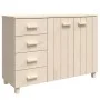 HAMAR solid pine wood sideboard in honey brown color, 113x40x80 cm by vidaXL, Sideboards - Ref: Foro24-340444, Price: 146,58 ...