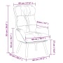 Sillón Relajante  Negro de Cuero Sintético | Foro24.es | Tu tienda online para hogar, jardín y más Foro24.es