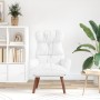 Sillón Relajante de Cuero Sintético Blanco de , Sillones - Ref: Foro24-42001879, Precio: 121,51 €, Descuento: %
