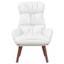 Sillón Relajante de Cuero Sintético Blanco de , Sillones - Ref: Foro24-42001879, Precio: 121,51 €, Descuento: %