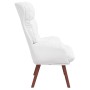 Sillón Relajante de Cuero Sintético Blanco de , Sillones - Ref: Foro24-42001879, Precio: 121,51 €, Descuento: %
