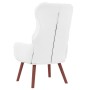 Sillón Relajante de Cuero Sintético Blanco de , Sillones - Ref: Foro24-42001879, Precio: 121,51 €, Descuento: %