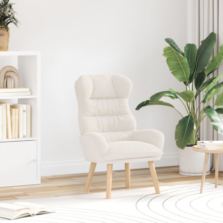 Sillón Relax de  en tela crema tipo lana rizada | Foro24.es | Tu tienda online para hogar, jardín y más Foro24.es