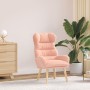 Sillón Relajante  de Tela Curly Rosa | Foro24.es | Tu tienda online para hogar, jardín y más Foro24.es