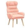 Sillón Relajante  de Tela Curly Rosa | Foro24.es | Tu tienda online para hogar, jardín y más Foro24.es