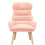 Sillón Relajante  de Tela Curly Rosa | Foro24.es | Tu tienda online para hogar, jardín y más Foro24.es
