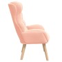 Sillón Relajante  de Tela Curly Rosa | Foro24.es | Tu tienda online para hogar, jardín y más Foro24.es