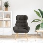 Sillón Relajante  Gris Oscuro de Tela Parecida a la Lana Rizada | Foro24.es | Tu tienda online para hogar, jardín y más Foro24.es