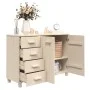 HAMAR solid pine wood sideboard in honey brown color, 113x40x80 cm by vidaXL, Sideboards - Ref: Foro24-340444, Price: 146,58 ...