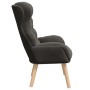 Sillón Relajante  Gris Oscuro de Tela Parecida a la Lana Rizada | Foro24.es | Tu tienda online para hogar, jardín y más Foro24.es