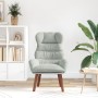 Sillón Relaxante de Terciopelo Gris Claro | Foro24.es | Tu tienda online para hogar, jardín y más Foro24.es