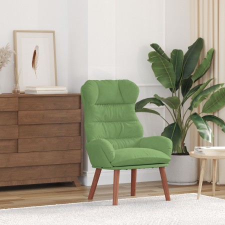 Sillón Relajante de Terciopelo Verde Claro | Foro24.es | Tu tienda online para hogar, jardín y más Foro24.es