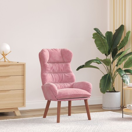 Sillón Relajante de Terciopelo Rosa | Foro24.es | Tu tienda online para hogar, jardín y más Foro24.es