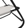 Rocking lounger 2 units in cream steel and textilene by vidaXL, Loungers - Ref: Foro24-318142, Price: 104,08 €, Discount: %