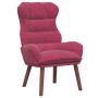 Sillón Relaxante Terciopelo Rojo Vino | Foro24.es | Tu tienda online para hogar, jardín y más Foro24.es