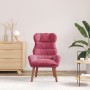 Sillón Relaxante Terciopelo Rojo Vino | Foro24.es | Tu tienda online para hogar, jardín y más Foro24.es