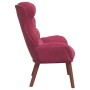 Sillón Relaxante Terciopelo Rojo Vino | Foro24.es | Tu tienda online para hogar, jardín y más Foro24.es
